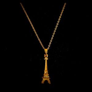 2 for $15 jewelry gold Eiffel tower necklace